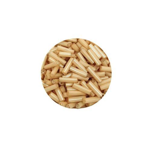 Uzun Boru Kesme Boncuk Çap 2mm Uzunluk 10 mm - 20 Gram - Koyu Krem - BNC229