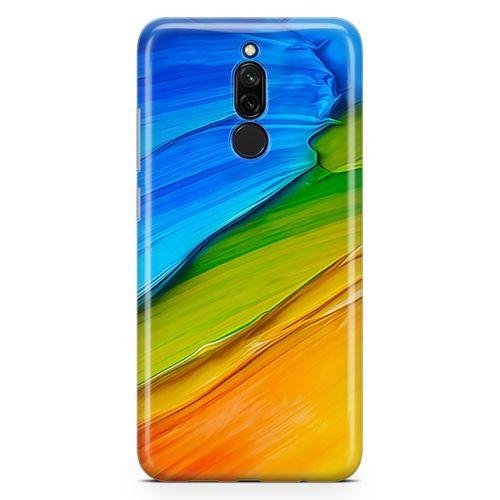 Xiaomi Redmi 8 Kılıf Tempere Arka Kapak Koruma Desenli Full Koruyucu