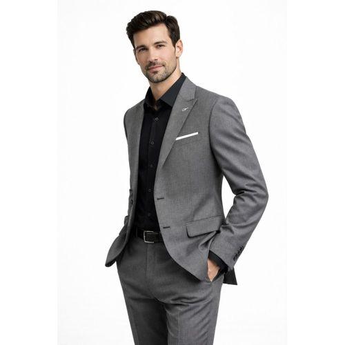 Erkek Silim Fit Yelekli Çift Yırtmaçlı Takım Elbise BGL-ST05328