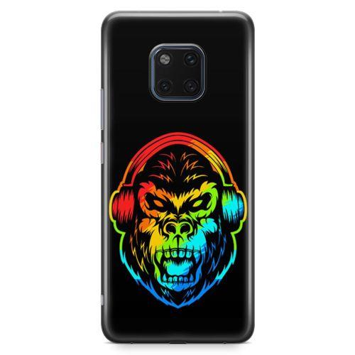 Huawei Mate 20 Pro Kılıf Goril Colorful Arka Kapak Koruma Desenli Full Koruyucu