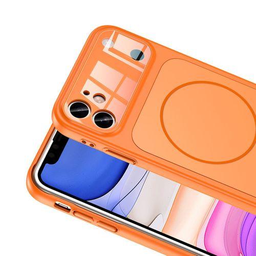 Apple iPhone 11 Kılıf Zore M-Safe Şarj Özellikli Kamera Korumalı Formen Kapak