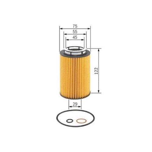 BOSCH Yağ Filtresi 11427583220 F06 F07 F10 F11 F12 F13 F01 02 F04 G30 G11 G12 G14 G15 G16 X5 E70 X5 F15 X5 G05 X6 E71 X6 E72 X6 F16 X6 G06 X7 G07