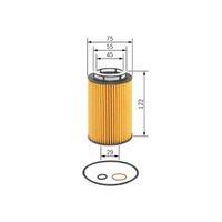BOSCH Yağ Filtresi 11427583220 F06 F07 F10 F11 F12 F13 F01 02 F04 G30 G11 G12 G14 G15 G16 X5 E70 X5 F15 X5 G05 X6 E71 X6 E72 X6 F16 X6 G06 X7 G07