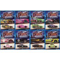 Hot Wheels 8'li Araba Seti - Hot Wheels Neon Speeders HLH72