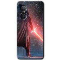 MRCİLETİSİM Huawei Nova 9 SE Kılıf HD Desen Baskılı Arka Kapak+Temperli Cam - Kylo Ren