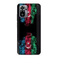 Xiaomi Redmi Note 10 Uyumlu Kılıf Azarbaijan (5) Koruma Kabı Azeri Bayrak İllustre