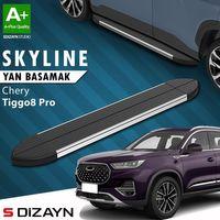 S-Dizayn Chery Tiggo8 Pro Skyline Krom Yan Basamak 183 Cm 2022 Üzeri A+ Kalite