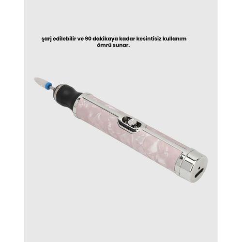 Ergonomik Saplı 20.000 Rpm Hız Kontrollü Manikür Pedikür Makinesi