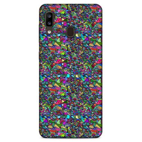 Lopard Samsung Galaxy A20 Uyumlu Kılıf Soyut Sanat (31) Baskılı TPU Kılıf