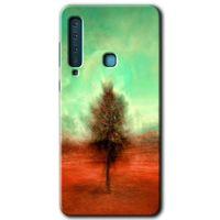 Galaxy A9 2018 Kılıf HD Desen Baskılı Arka Kapak - Outlines Paint