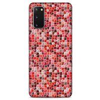 Mermer Desenli (44) Tema Tough Armor Kılıf Kardinal Samsung Galaxy S20 Kılıf