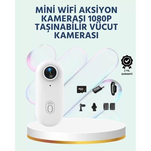 Geniş Açı Lensli Wifi Spor Ve Vlog Kamerası