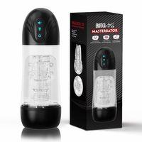 Masterbator - Şarjlı İnleme Sesli Titreşimli ve Emiş Güçlü Penis Pompası Suni Vajina Tam Otomatik Mastürbatör