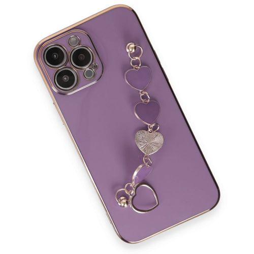 iPhone 13 Pro Max Kılıf Esila Silikon - Mor