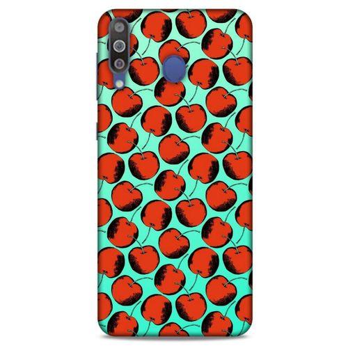Frutix Kiraz 01 Samsung Galaxy M30 Kılıf Desenli Silikon