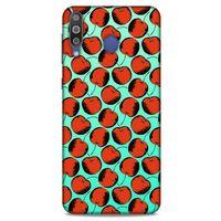 Frutix Kiraz 01 Samsung Galaxy M30 Kılıf Desenli Silikon