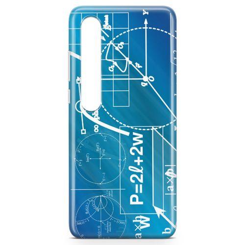 Xiaomi Mi 10 Kılıf Geometrik Hesaplar Arka Kapak Koruma Desenli Full Koruyucu
