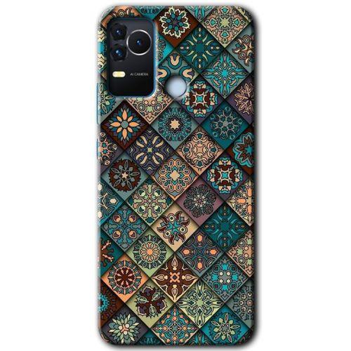 Omix X400 Kılıf HD Desen Baskılı Arka Kapak - Mat Mandala