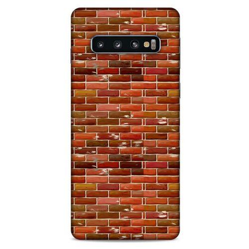 Samsung Galaxy S10 Kılıf Baskılı Özel Seri Taşlı (4) Koruma Kılıfı