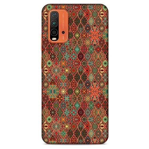Lopard Xiaomi Redmi 9T Uyumlu Kılıf Ethnic Culture (11) Tam Koruma