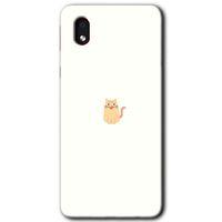 Samsung Galaxy A01 Core Kılıf HD Desen Baskılı Arka Kapak - Cat Minimalism