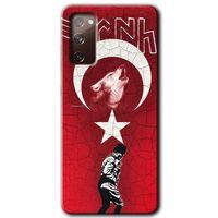 Potkal Hediye Fabrikası Samsung Galaxy S20 FE Kılıf HD Desen Baskılı Arka Kapak - Bozkurt Atam