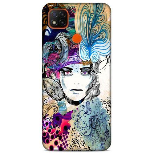 Lopard Xiaomi Redmi 9C Uyumlu Kılıf Sürreal Yüzler ♀ (20) Koruyucu Kılıf Desenli