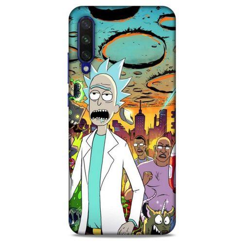 Xiaomi Mi A3 Uyumlu Kılıf Rick And Morty (42) Rugged Armor Kılıf Story Train Morty