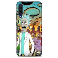 Xiaomi Mi A3 Uyumlu Kılıf Rick And Morty (42) Rugged Armor Kılıf Story Train Morty