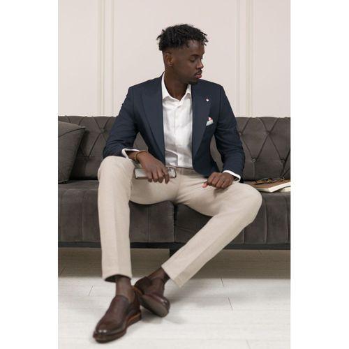 Slimfit İtalyan Yaka Astarlı Torba Cepli Blazer Ceket