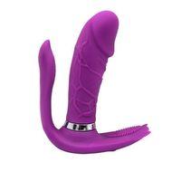 3’ü 1 Arada Uzaktan Kumandalı Giyilebilir Clitoris ve G-Spot Titreşimli Vibratör