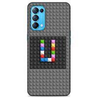 Lopard Oppo Reno 5 5G Uyumlu Kılıf BloX (33) Hybrid Kılıf U Harfi