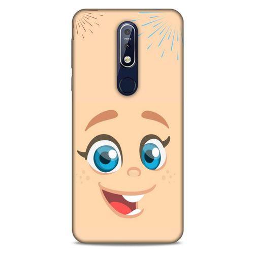 Emojix (54) Nokia 7.1 Kılıf Silikon Kapak Desenli