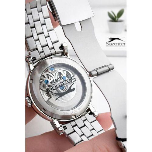Slazenger Otomatik Seri Mehtap Ve Güneş Kadranlı İtalyan Bileklik Hediyeli Erkek Kol Saat O.2611.370