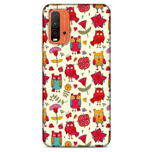 Lopard Xiaomi Redmi 9T Uyumlu Kılıf Baykuşlar (29) Arka Koruma Kılıfı