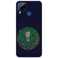 Lopard Oppo Realme C15 Uyumlu Kılıf Tattoo's (3) Kapak Medusa Dövmesi