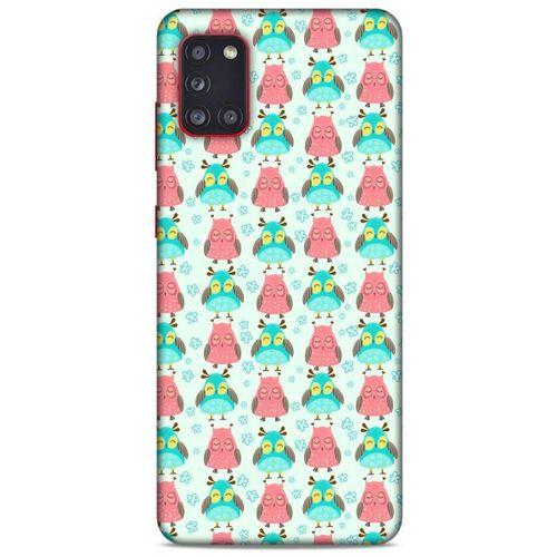 Baykuşlar (50) Desenli Silikon Kapak Telefon Kabı Samsung Galaxy A31 Kılıf