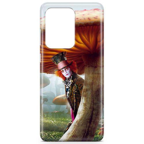 Samsung Galaxy S20 Ultra Kılıf Alice Harikalar Diyarında Arka Kapak Koruma Desenli Full Koruyucu