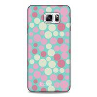 Samsung Galaxy Note 5 Kılıf Pastel Renkler (50) Shockproof Kılıf Bordo Pembe