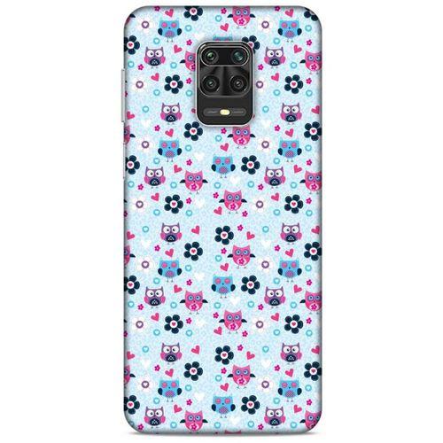 Baykuşlar (4) Desenli Silikon Kapak Telefon Kabı Xiaomi Redmi Note 9S Kılıf