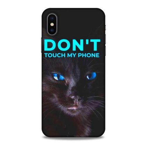 Lopard Apple iPhone XS Uyumlu Kılıf Kediler (46) Core Armor Kılıf Dokunma