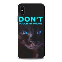 Lopard Apple iPhone XS Uyumlu Kılıf Kediler (46) Core Armor Kılıf Dokunma