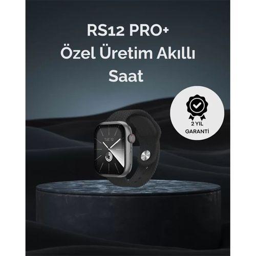 Rs12 Pro+ 2025 Serisi Uzun Şarj Süreli Garantili Full Ekranlı Özel Üretim Akıllı Saat – 2gb Hafıza, Amoled, Gps, Sesli Arama