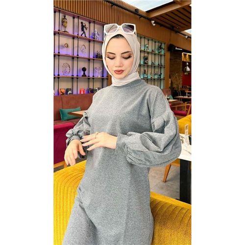 Hira Balon Kol Midi Boy Sade Basic Sweatshirt - 03031.017 - Antrasit