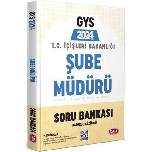 T.C. İçişleri Bakanlığı Şube Müdürü GYS Soru Bankası Data Yayınları