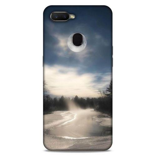 Lopard Oppo Ax7 Uyumlu Kılıf Gece'S (27) Tasarımlı Kılıf Dolunay