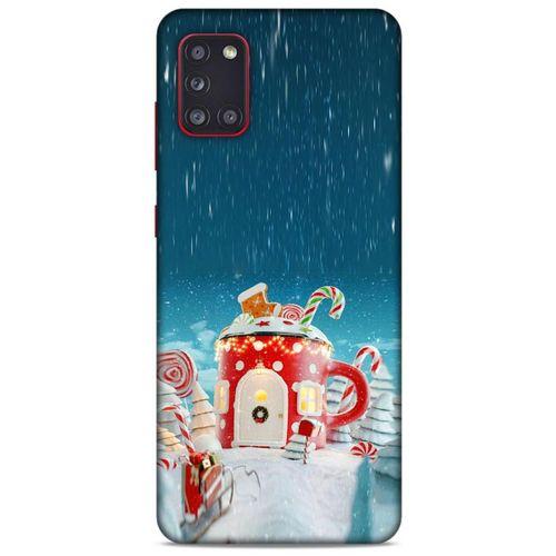 Samsung Galaxy A31 Kılıf Snowix (13) Silikon Kap Kırmızı