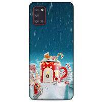 Samsung Galaxy A31 Kılıf Snowix (13) Silikon Kap Kırmızı