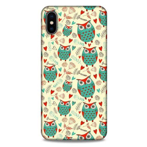 Baykuşlar (20) Desenli Silikon Kapak Telefon Kabı Apple iPhone XS Max Kılıf