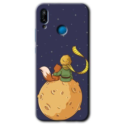 Potkal Hediye Fabrikası Huawei P20 Lite HD Baskılı Kılıf + 9D Tam Ekran Koruyucu - Küçük Prens
